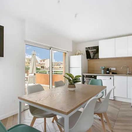 Lumineux 3 Pieces - Neuf 2021 - Climatise - Grande Terrasse - Parking - Wifi Inclus - Fr-1-326-730 شقة
