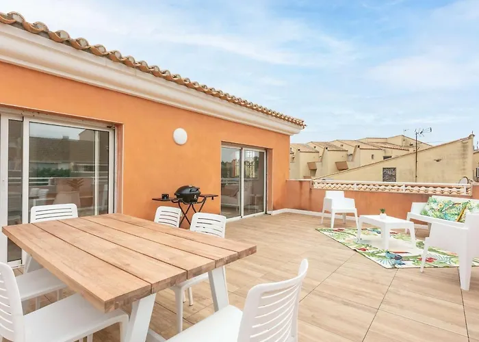 Appartement Lumineux 3 Pièces - Neuf 2021 - Climatisé - Grande Terrasse - Parking - Wifi Inclus - Fr-1-326-730 *